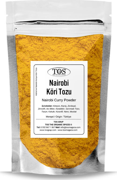 Aisha'nın Nairobi Kenya Köri Tozu 500 gr Aisha's Nairobi Kenyan Curry Powder