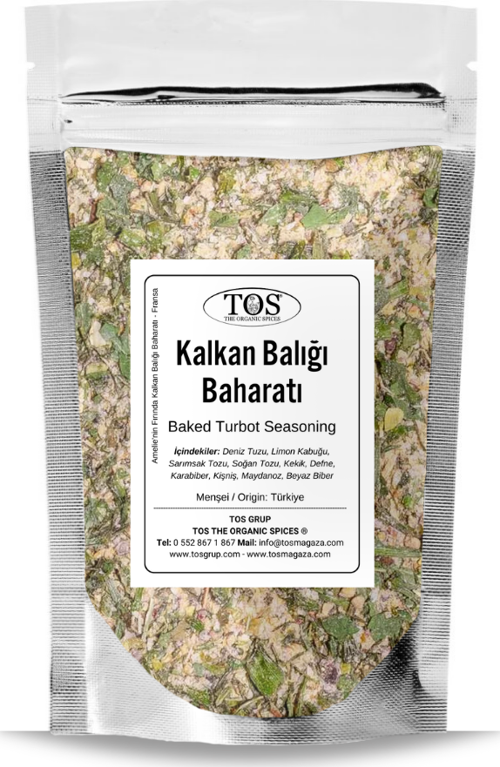 Amelie'nin Fırında Kalkan Balığı Baharatı 250 gr Amelie’s Baked Turbot Seasoning