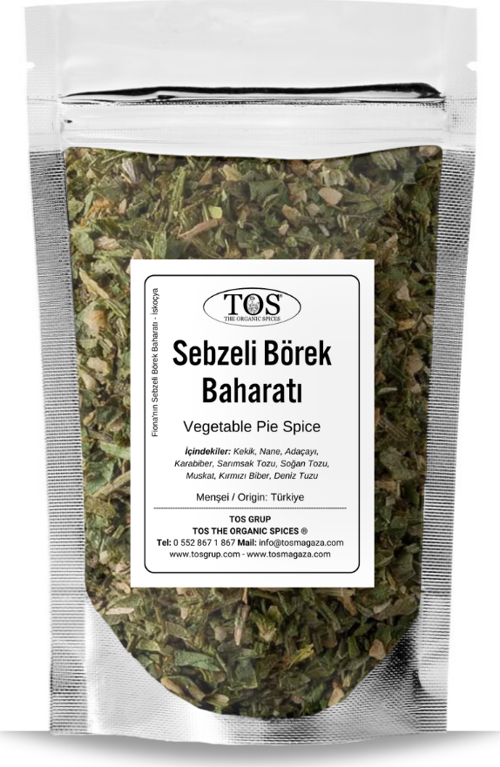 Fiona'nın Sebzeli Börek Baharatı 100 gr Fiona’s Vegetable Pie Seasoning