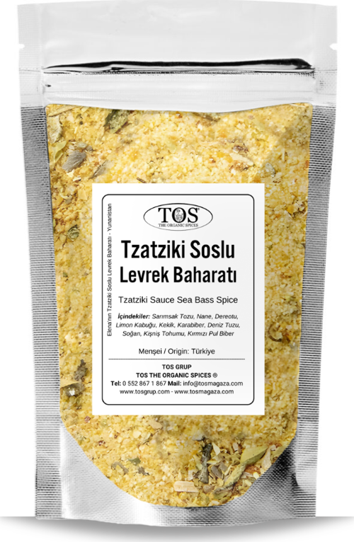 Elena'nın Tzatziki Soslu Levrek Baharatı 500 gr Elena’s Tzatziki Sauce Sea Bass Seasoning