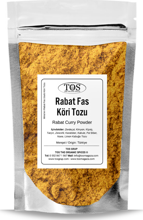 Mina'nın Rabat Fas Usulü Köri Tozu 100 gr Mina's Rabat Moroccan-Style Curry Powder