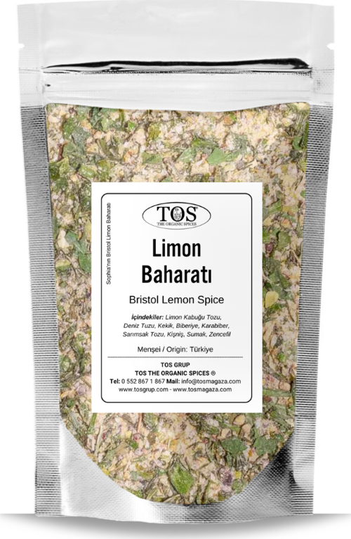 Sophia'nın Bristol Limon Baharatı 500 gr Sophia's Bristol Lemon Spice