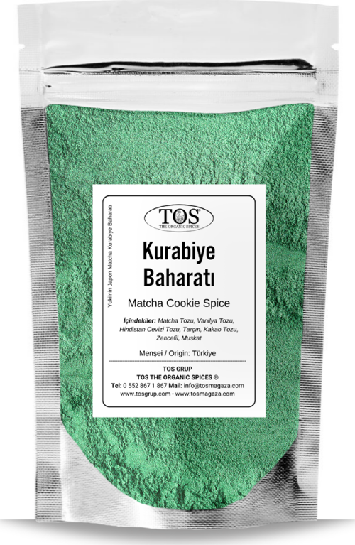 Yuki’nin Japon Matcha Kurabiye Baharatı 500 gr Yuki’s Japanese Matcha Cookie Spice