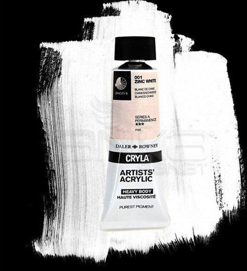 Cryla Artist Akrilik Boya 75ml 001 Zinc White Seri A