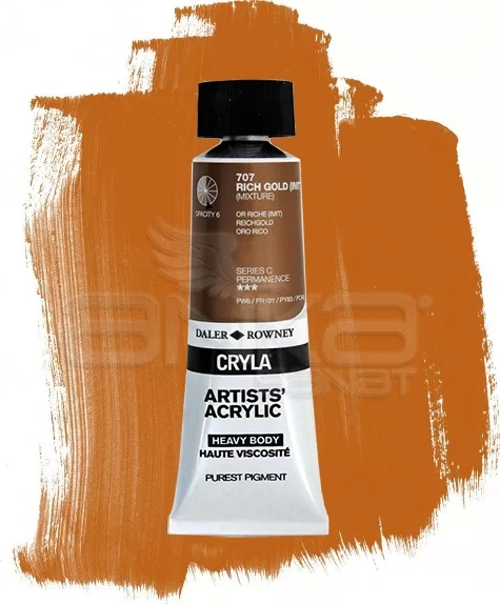 Cryla Artist Akrilik Boya 75ml 707 Rich Gold Seri C