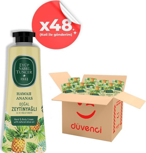 El ve Vücut Kremi Havaii Ananas 50 ml x 48