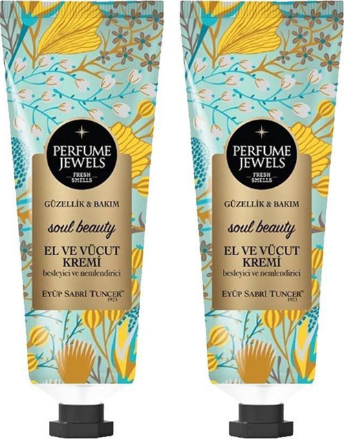 Perfume Jewels Soul Beauty El ve Vücut Kremi 50 ml x 2