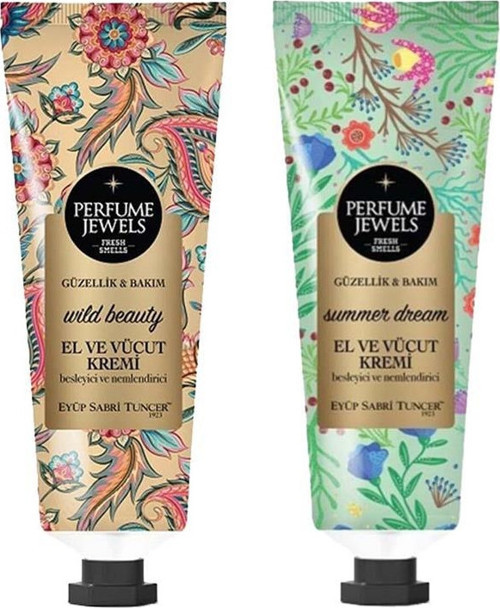 Perfume Jewels Wild Beauty ve Summer Dream El Kremi 50ML
