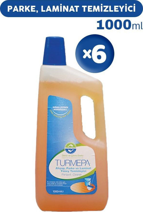 Ahşap, Parke ve Laminat Yüzey Temizleyicisi 1000 ml x 6
