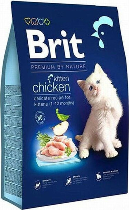Brit Premium By Nature Kitten Tavuklu Yavru Kedi Maması 8 Kg - Petshopundan