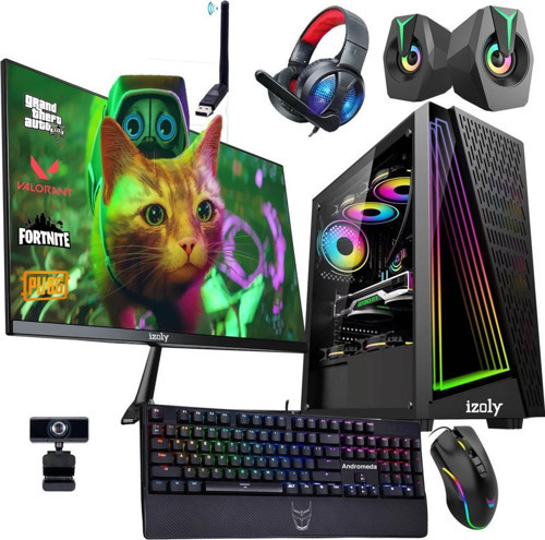 Streamer Onex İ5-10400F 16GB 512GB M.2 NVMe RTX2060S 8GB 24" Oyuncu Masaüstü Bilgisayarı