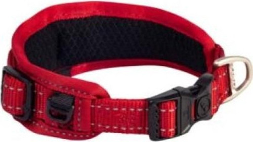 Utility Yastıklı Klasik Köpek Boyun Tasması Kırmızı XLarge 25x37x54 Cm