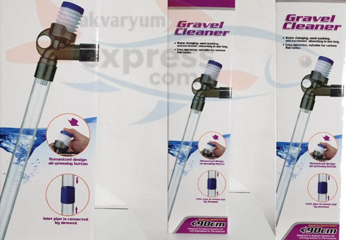 Cleaner Filtreli Pompalı Akvaryum Sifonu 90 Cm