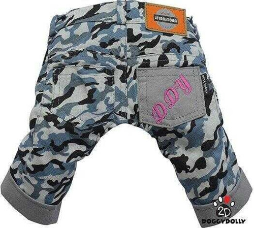Mavi Kamuflaj Pantalon Large