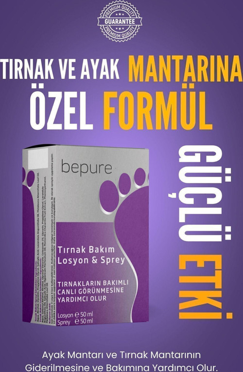 Ayak Ve Tırnak Görünümü ve Bakımı Için Losyon & Sprey Seti 100 ml (50ML LOSYON 50ML SPREY)