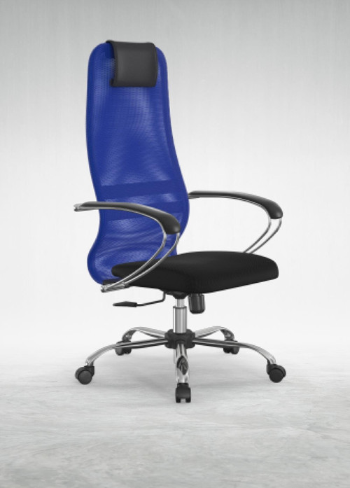 Ergolife Fileli Ofis Sandalyesi / Yönetici Koltuğu SIT8-B1-8K / 0200081 Mavi-Siyah