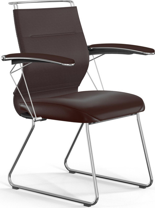 Toplantı Koltuğu / Ofis Sandalyesi - Sit Well M4-167U / 0010848 Koyu Kahverengi