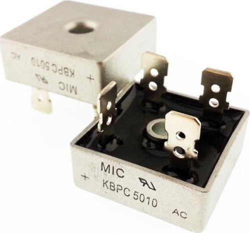 50 A 1000 Volt Kbpc Köprü Diyot 5010 Alternatif Akımı Doğru Akıma Çevirici Dönüştürücü