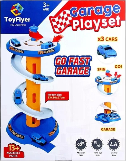 Garage Playset Otopark Oyun Seti