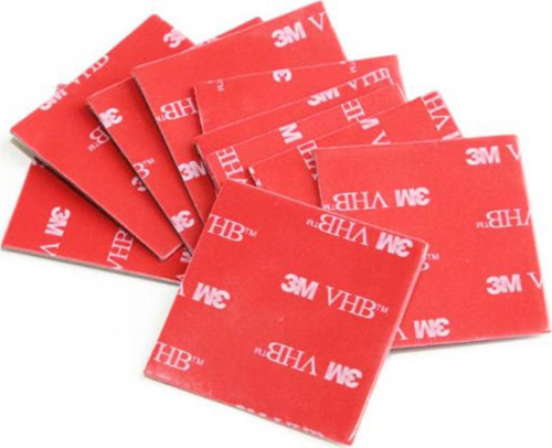 PM-25700 Kare Çift Taraflı Bant 20x20 mm 3M 10 Lu Paket Araç Oto İçin Uygun
