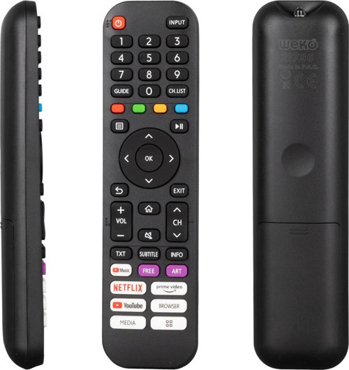 Awox Netflix Youtube Prime Video Tuşluu LCD LED TV Kumanda Uzaktan Kumanda