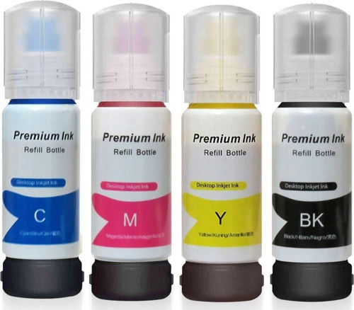 103 Muadil Uyumlu 4 Renk Mürekkep Takımı, L3110/L3111/L3150/L3151/L4150/L6190/L6160/L4160 Için