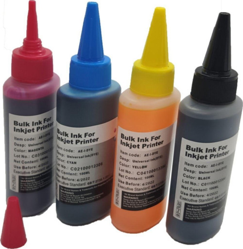 For Hp Photosmart Premium C309N/G Kartuş Dolum Mürekkebi Takım 4X100Ml 4 Renk Set Mürekkep Muadil