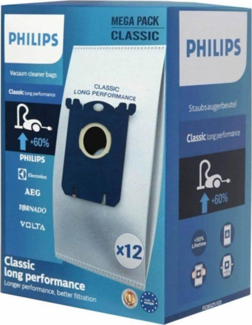 Philips S - Bag Classic Uyumlu Toz Torbası 12 Adet