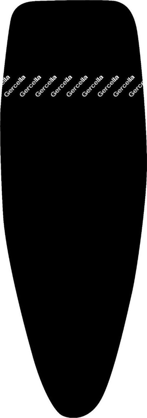 XXL Luxury Ütü Masası Bezi Kılıfı Örtüsü Siyah (57 x 162 cm)