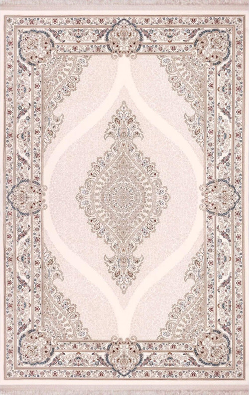 Halı Majestic 38834 Beyaz Klasik Figürlü Retro Halı