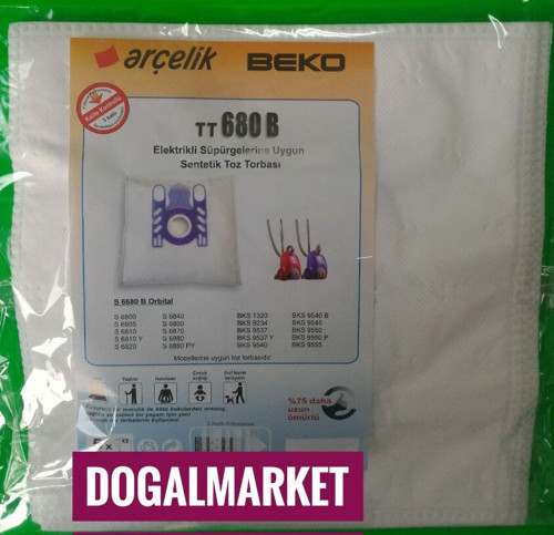 BKS 1320 BKS 9234 TozTorbası 20 Adet+FİLTRE HEDİYE