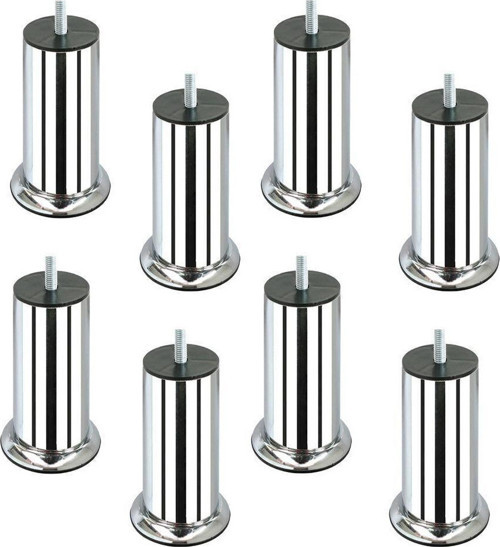 12 Cm Baza Ayağı Koltuk Ayağı Kanepe Ayağı Civatalı 3-8" (kalın Diş) (8 Adet)