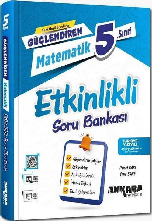 5. Sınıf Matematik Güçlendiren Etkinlikli Soru Bankası Ankara Yayıncılık