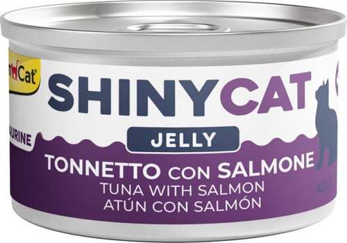 Shinycat Jelly (Jöle İçinde) Somon Balıklı Ton Balıklı Kedi Konservesi 70Gr