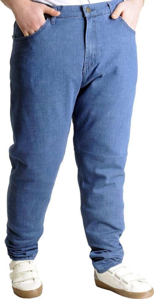 Büyük Beden Erkek Kot Pantolon Marwel Noche Blue 22940K Mavi