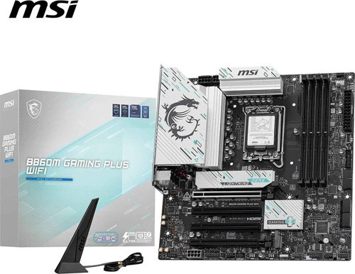 B860M Gaming Plus WIFI DDR5 8600MHz (OC) M.2 1851p mATX Anakart