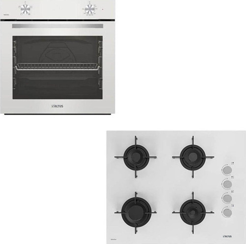 Ala 310HW Fırın - Ala 159 DHW Ocak 2'li Beyaz Ankastre Set