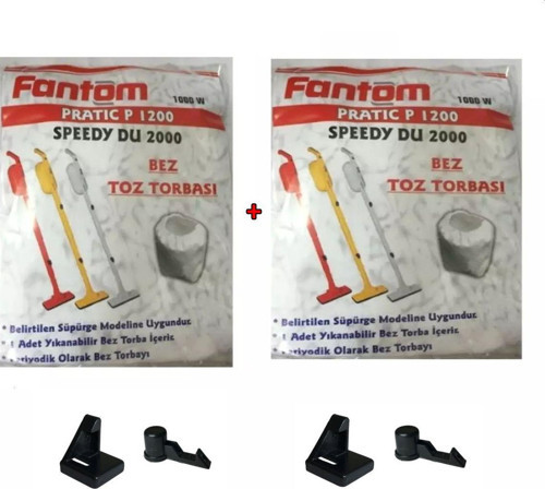 Pratik P1200 Süpürge Bez Torba + Tırnak Set