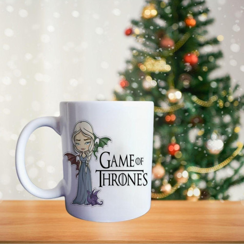Ejderhaların annesi daenerys targanyen khaleesi game of thrones oyun temalı porselen kupa