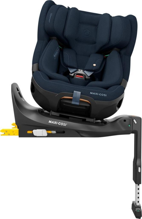 Emerald 360 Pro I-Size Dünyanın İlk Kızaklı, Araç Dışına Çıkabilen İsofix'li 360 Dönebilir Yatabilir 0-36 kg Bebek Oto Koltuğu Authentic Blue