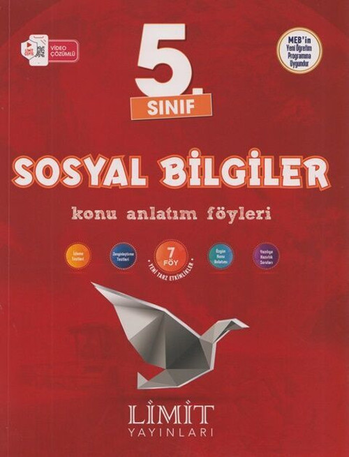 Limit Yayınları 5. Sınıf Sosyal Bilgiler Konu Anlatım Föyleri