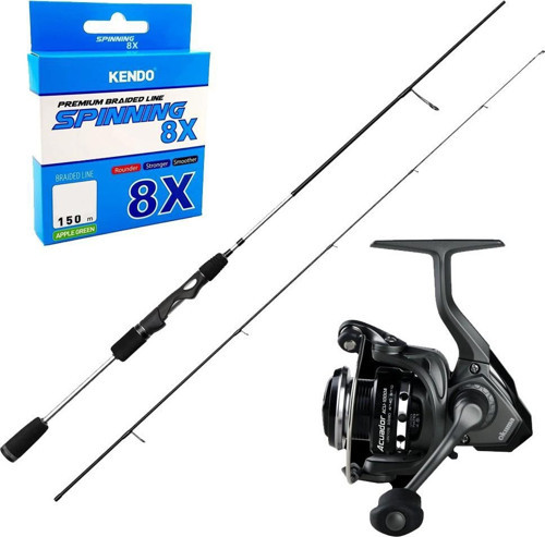 YekOutdoor Üst Düzey Okuma Spin Olta Seti Okuma Helios SX Spin 2,70cm 15-45 gr 2 Parça Spin Kamışı&Okuma Acuador ACU-40