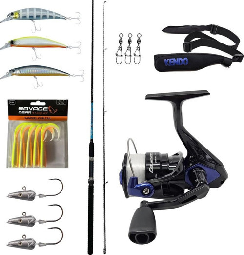 YekOutdoor Okuma Levrek-Çipura Spin Olta Seti Okuma G-Power Spin 8' 240cm 15-40 gr 2 Parça Spin Kamışı&Okuma Fin Chaser
