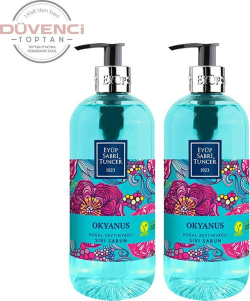 Doğal Zeytinyağlı Sıvı Sabun Okyanus 500 ml x 2 Adet