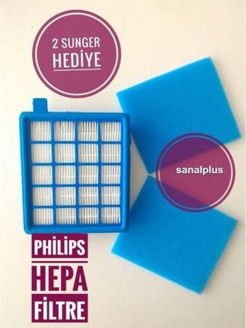 Philips Fc 8644 Hepa Filtre + 2 Sünger Hediye