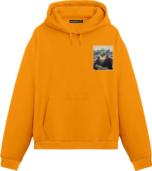 Unisex Signor Yoda - Regular Hoodie Portakal 2XL