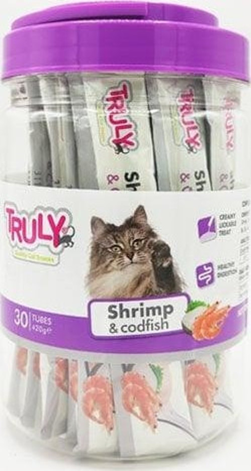 Karides ve Morina Balıklı Sıvı Kedi Ödül Maması 14 Gr 30 Adet