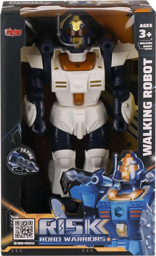 DF-6051 Işıklı ve Müzikli Roket Atan Robot- Vardem Oyuncak