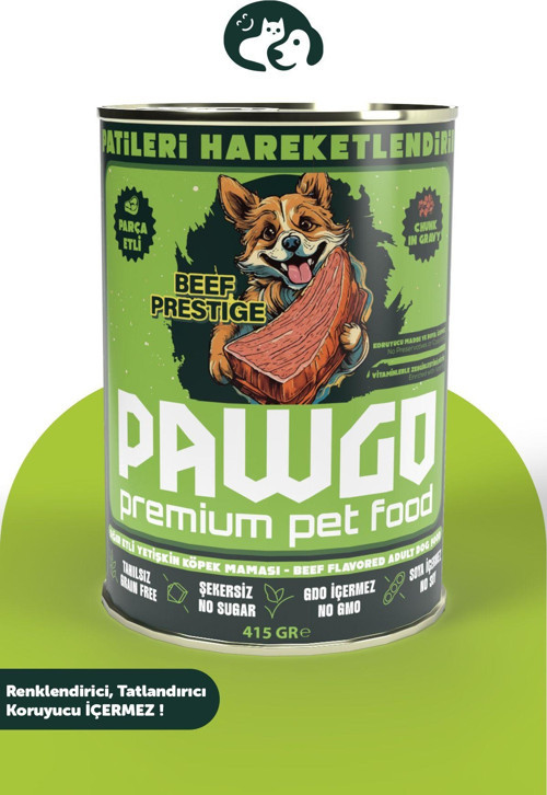 Beef Prestige | Sığır Etli | Premium | Yetişkin | Parça Etli | Köpek Yaş Mama | 400G