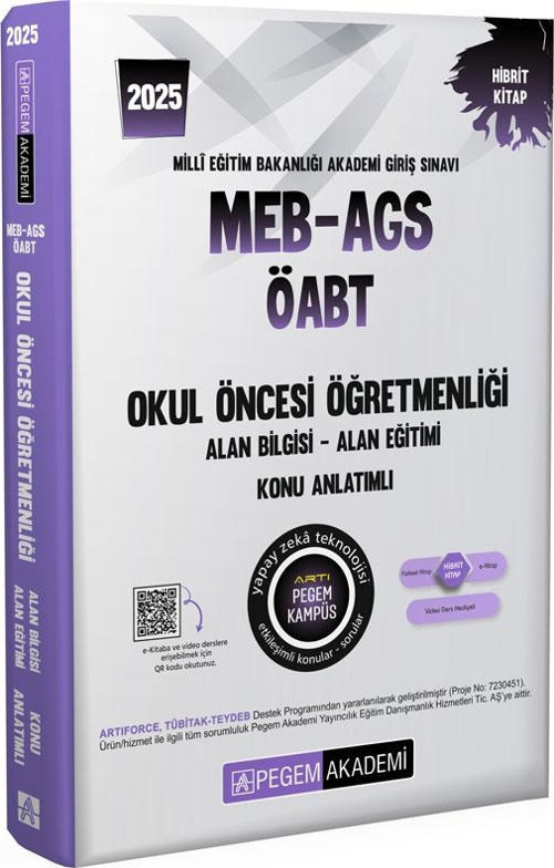 Pegem 2025 ÖABT Okul Öncesi Öğretmenliği Konu Anlatımlı Pegem Akademi Yayınları